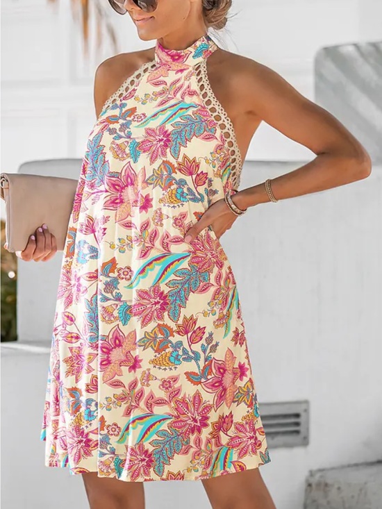 Cupshe Dresses & Skirts - Cupshe Playful Crush Floral Mini Dress Large